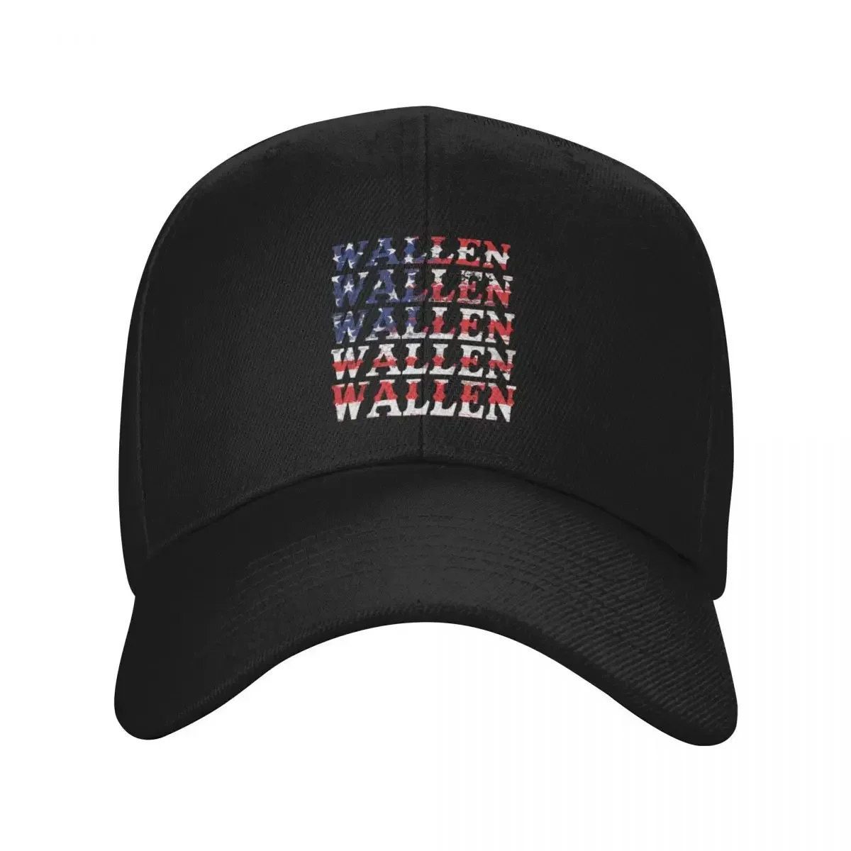 New Cute Wallen Merch American Flag Red White Blue Country Music Baseball Cap Military Cap Man Sunscreen Brand Man Cap Girl