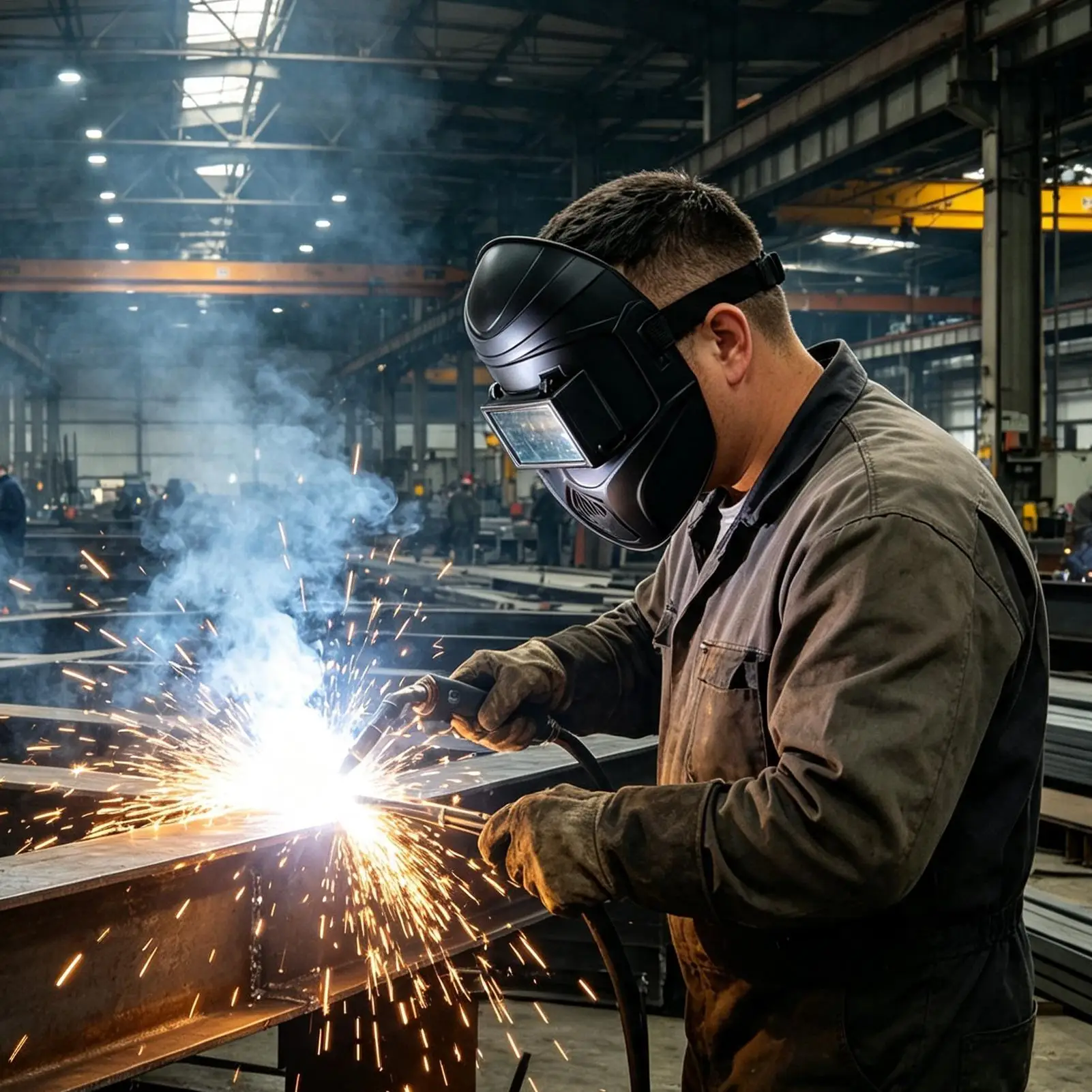 Welding Hood Auto Darkening Adjustable Breathable Full Hood Welding Face Cover For Grinding Soldering Metalworking Professional