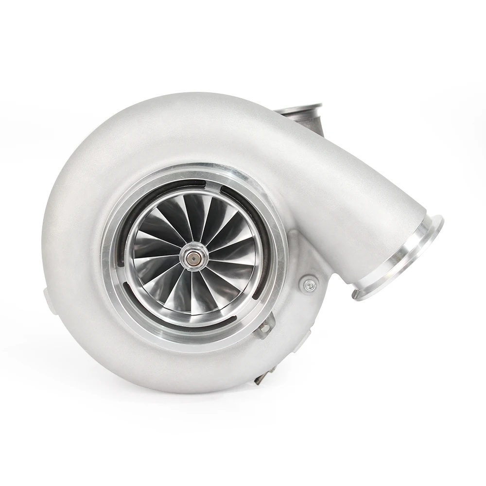 G57-3000 Dual Ceramic Ball Bearing Turbo with Point Milled Wheel 1.25A/R DUAL Vband Turbine Housing