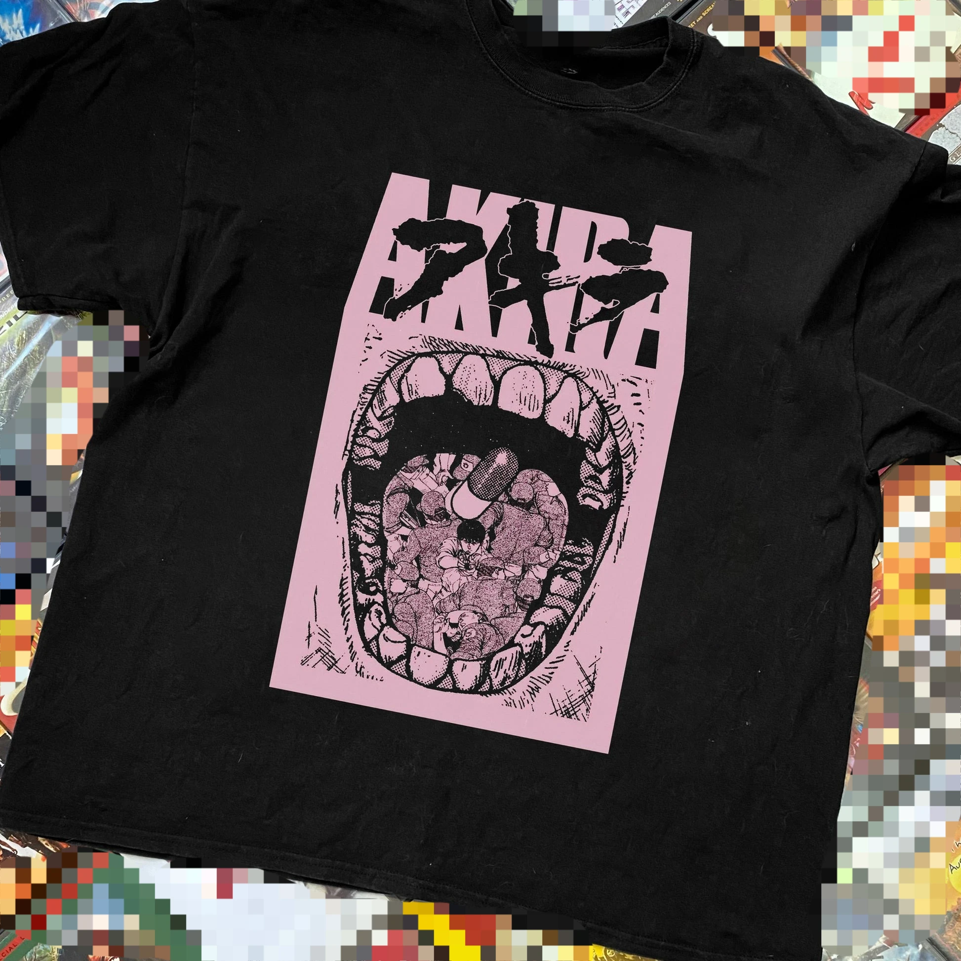 Akira Retro Cyberpunk Anime Klassisches Manga-Kunst-Grafik-T-Shirt aus Baumwolle für Herren und Damen, Vintage Streetwear – Detail 3