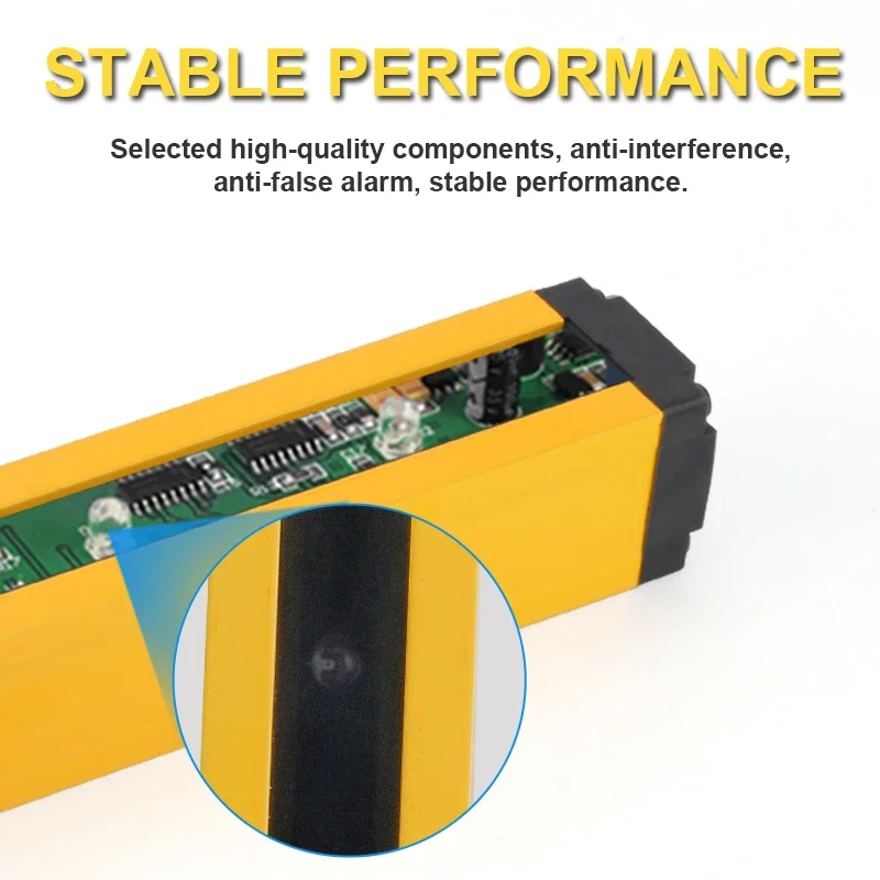 AUCHTEL APS30 24V safety light curtain 3/5/10M protection range 20-28 beam 20mm grating photoelectric protection sensor device