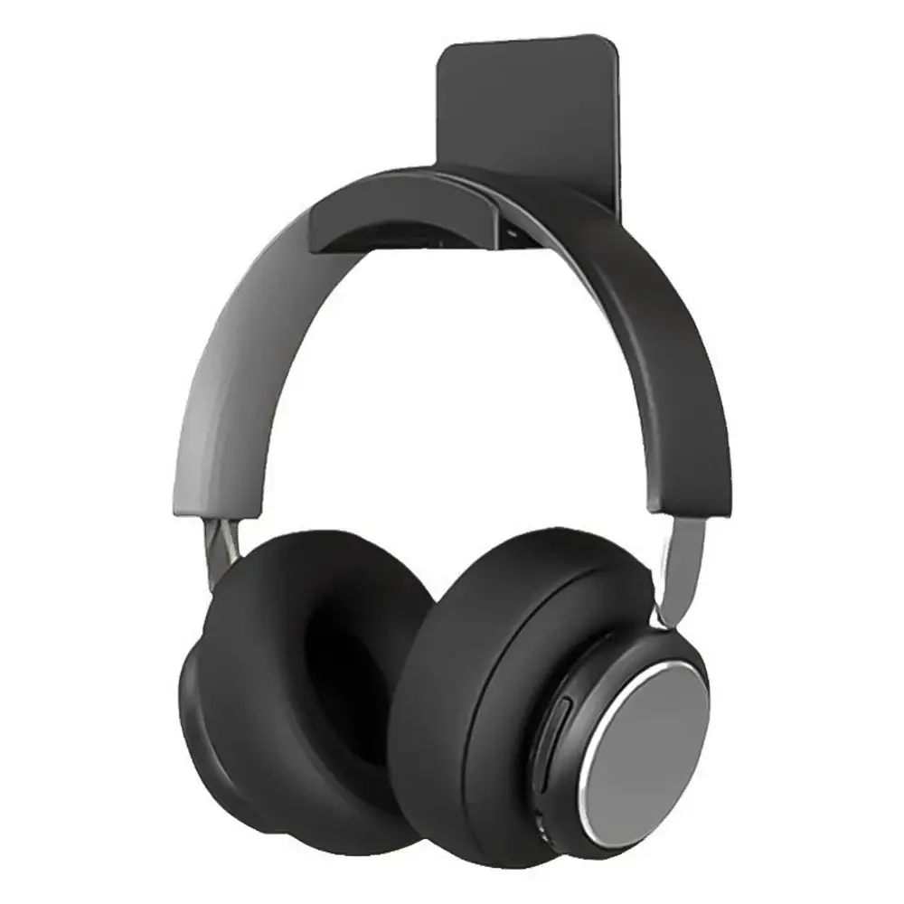 

10pcs Punch-free Headphone Bracket Adhesive Wall Mounted Headphone Stand Plastic Multifunctional Headset Holder Desktop