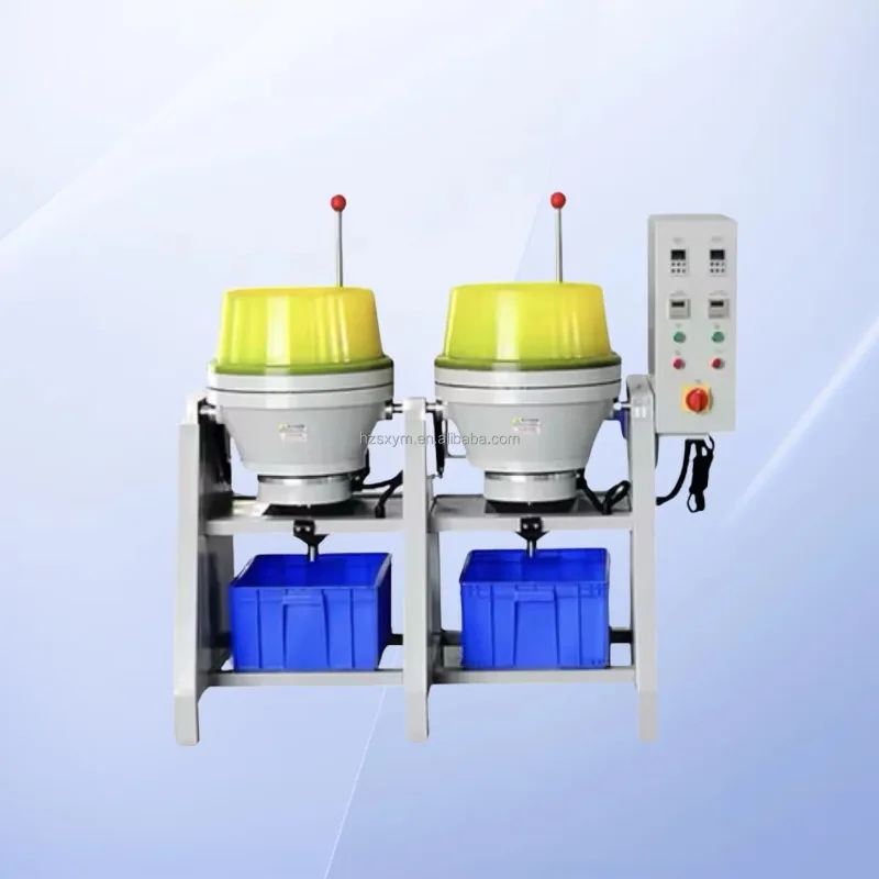 18L Steel Laser Cut Parts Deburring Machine High Performance Adjustable Speed Centrifugal Disc Finishing Tool for Precision