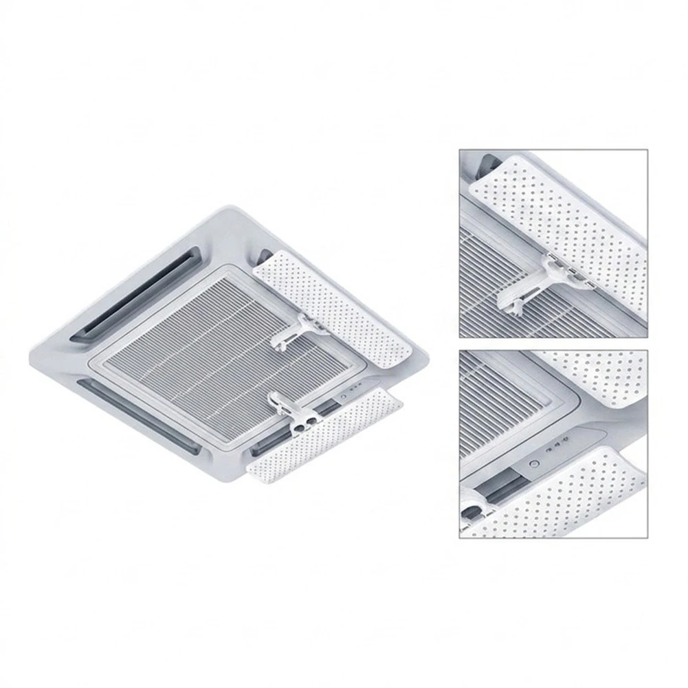 Cooling System Baffle AC Outlet Baffle For Summer Cooling ABS Material Construction Dust Protection Design Easy Clean Air Baffle