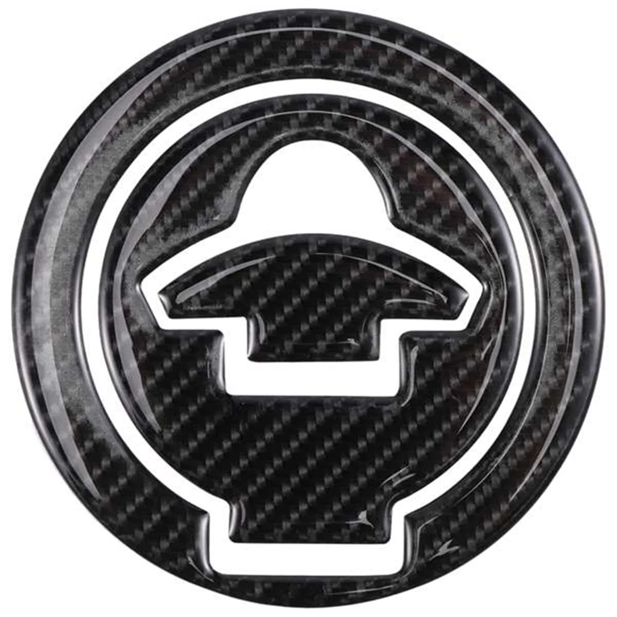 Motorcycle Carbon Fiber Fuel Tank Cover Sticker Decal for YZF-R3 R25 R15 MT-03 Gas Cap Protection Sticker