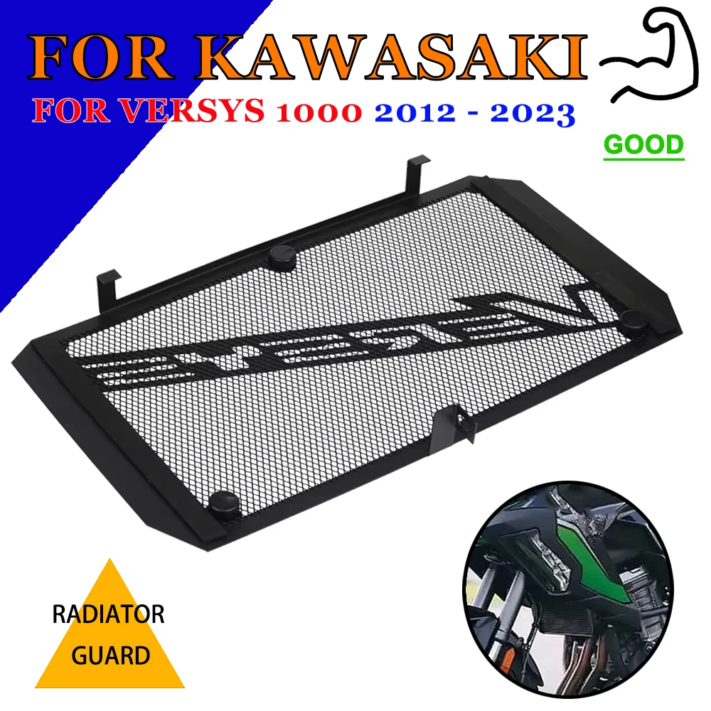 

Motorcycle Accessories Radiator Guard For KAWASAKI Versys 1000 Versys1000 2012 - 2023 Grille Guard Protector