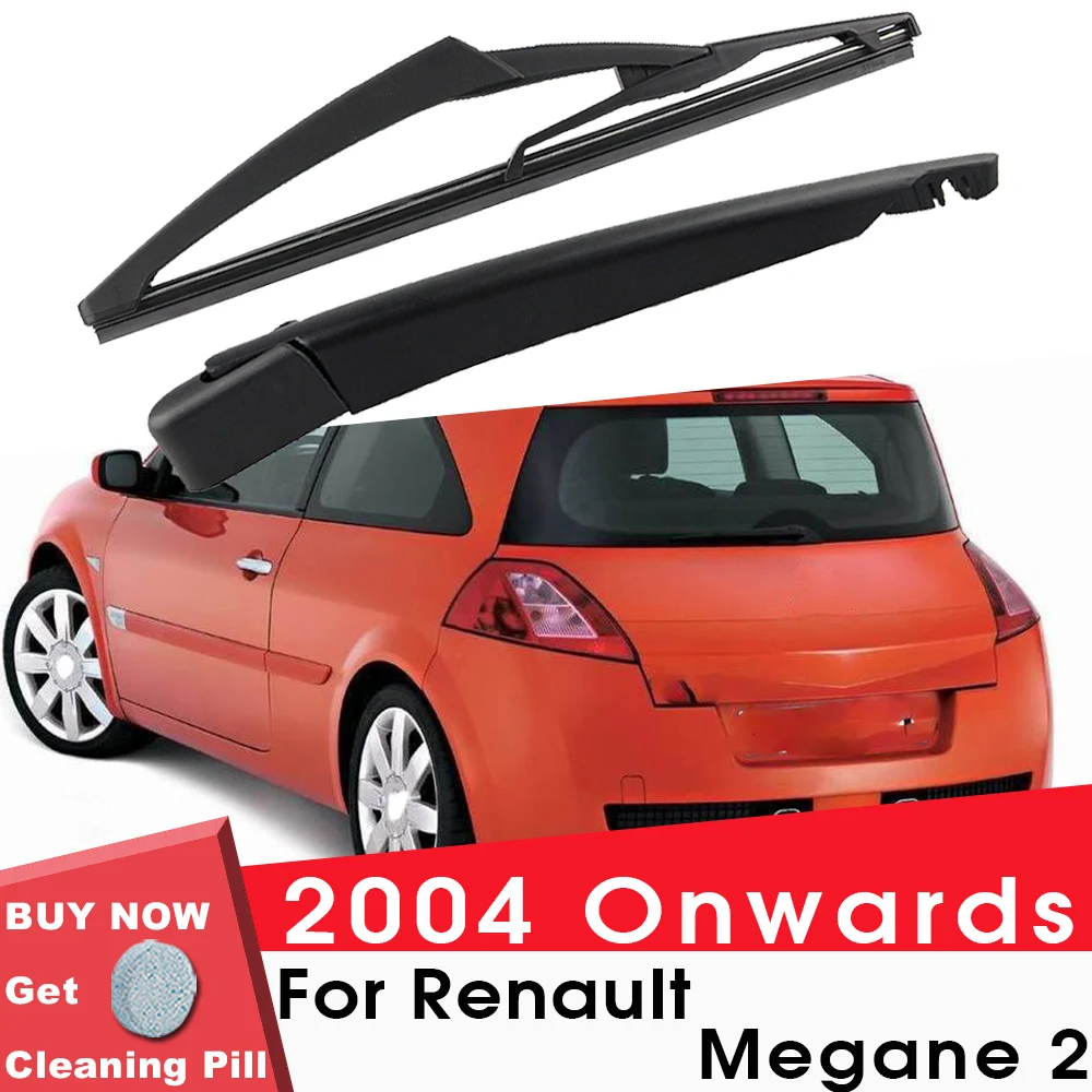 BEMOST Car Rear Windshield Wiper Arm Blades Brushes For Renault Megane 2 2004 Onwards Hatchback Windscreen Auto Styling