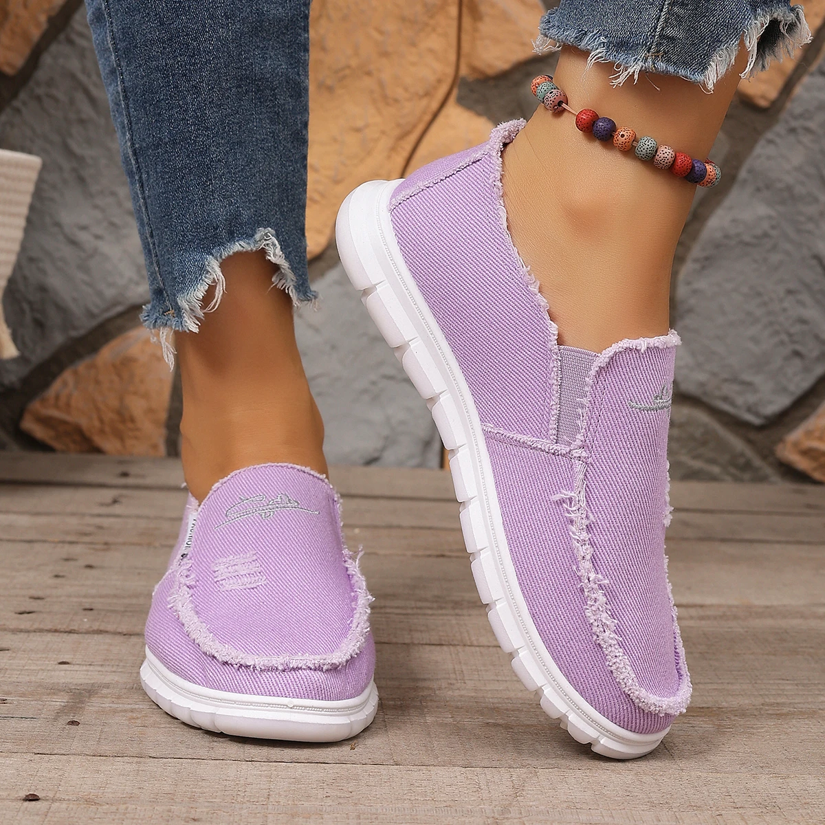 Spring/Autumn Women's Embroide - Embroidery Canvas recension och pris