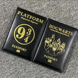 Magische Akademie Pass Abdeckung Harry Potter ID Abzeichen Karten halter Reise zubehör Gryffindor Ravenclaw Dekorationen Geschenk für Kind