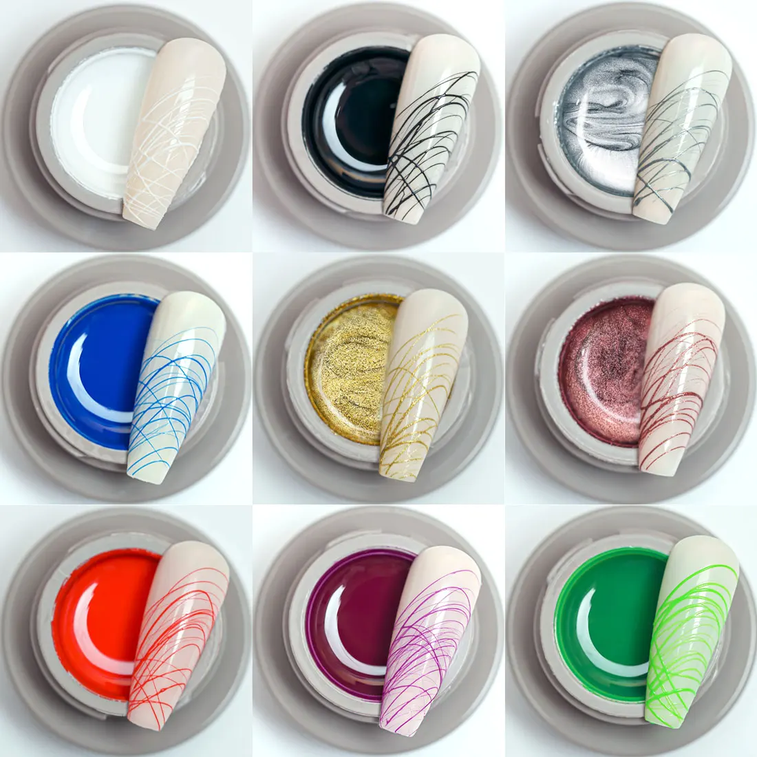 Venalisa 8ml Professionelles UV-LED-Nagelkunst-Gel für Perfekte Maniküre, Prägung, Liner, Spider-Gels, Nagellack – Detail 6
