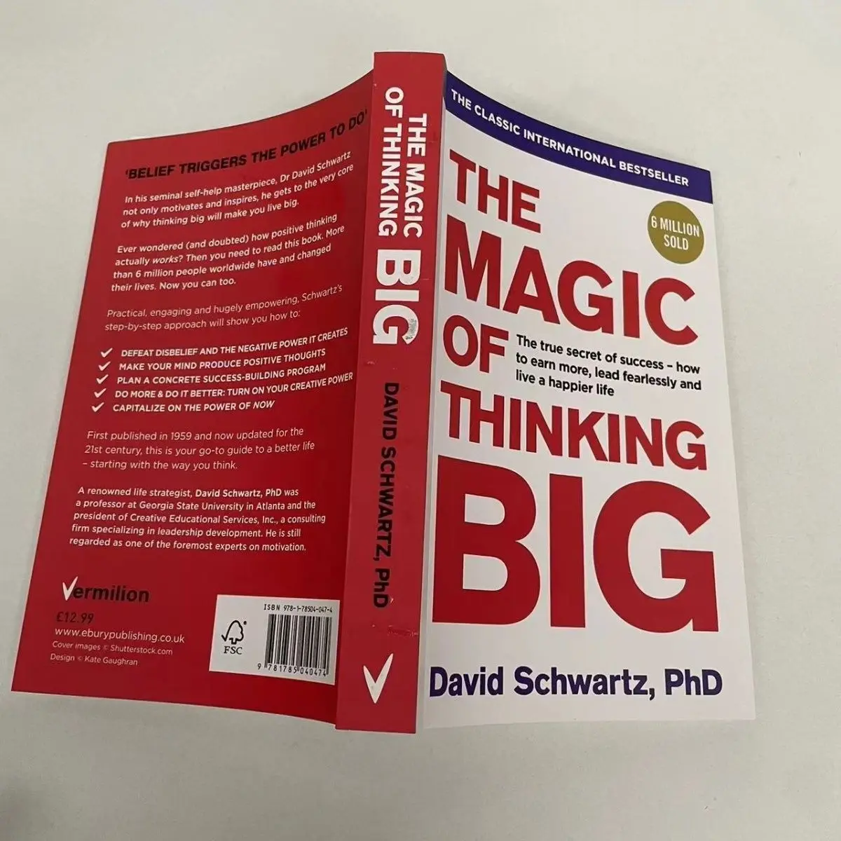 

The Magic Of Thinking Big The True Secret Of Success Paperback Book In English