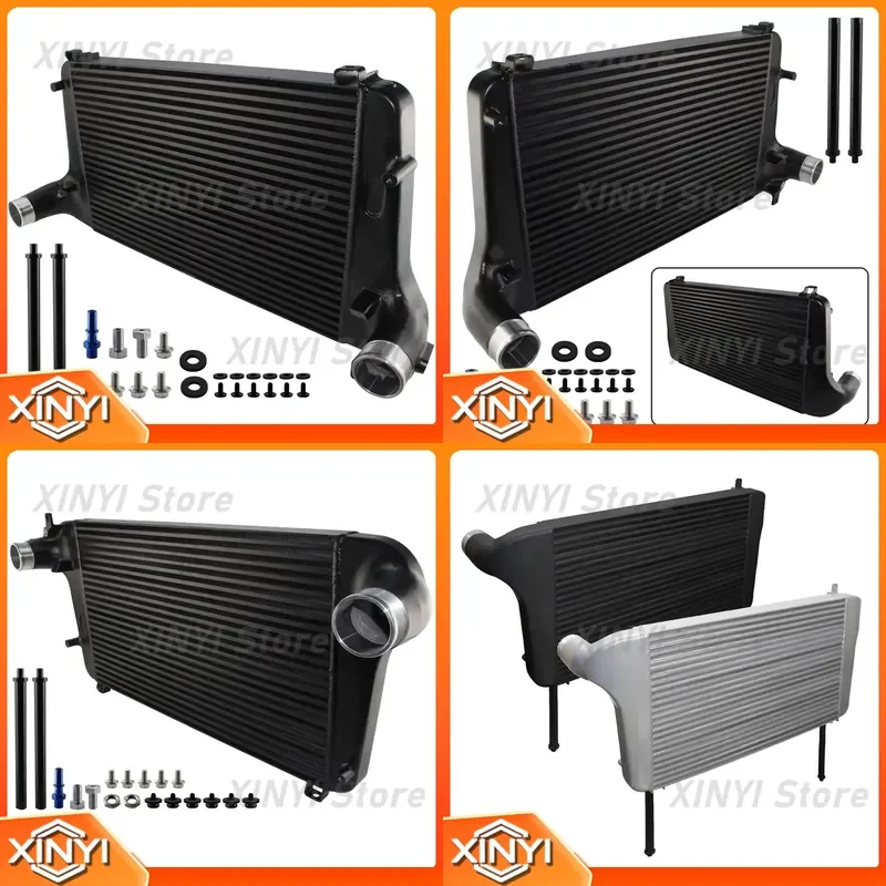 Front Mount Intercooler New Performance for Ford Explorer ST EcoBoost Engine 3.0L 2020-2023 Black Silver