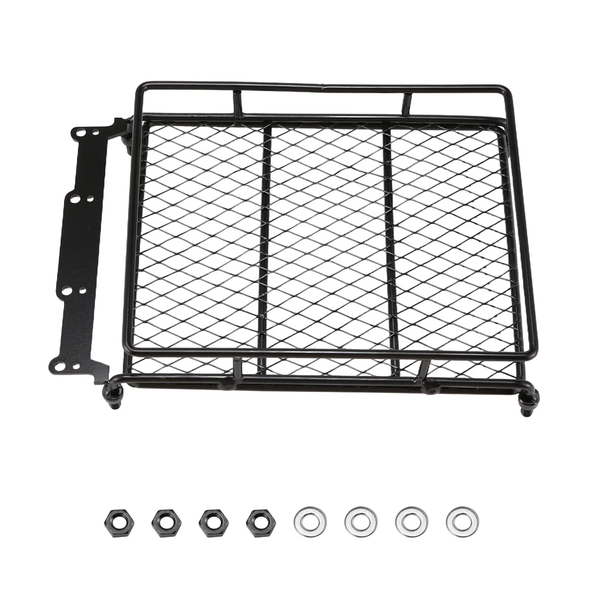 

Y04A 1/10 RC Car Rock Crawler Metal Roof Rack Luggage Carrier with LED Lights Bar for CC01 AXIAL SCX10 D90