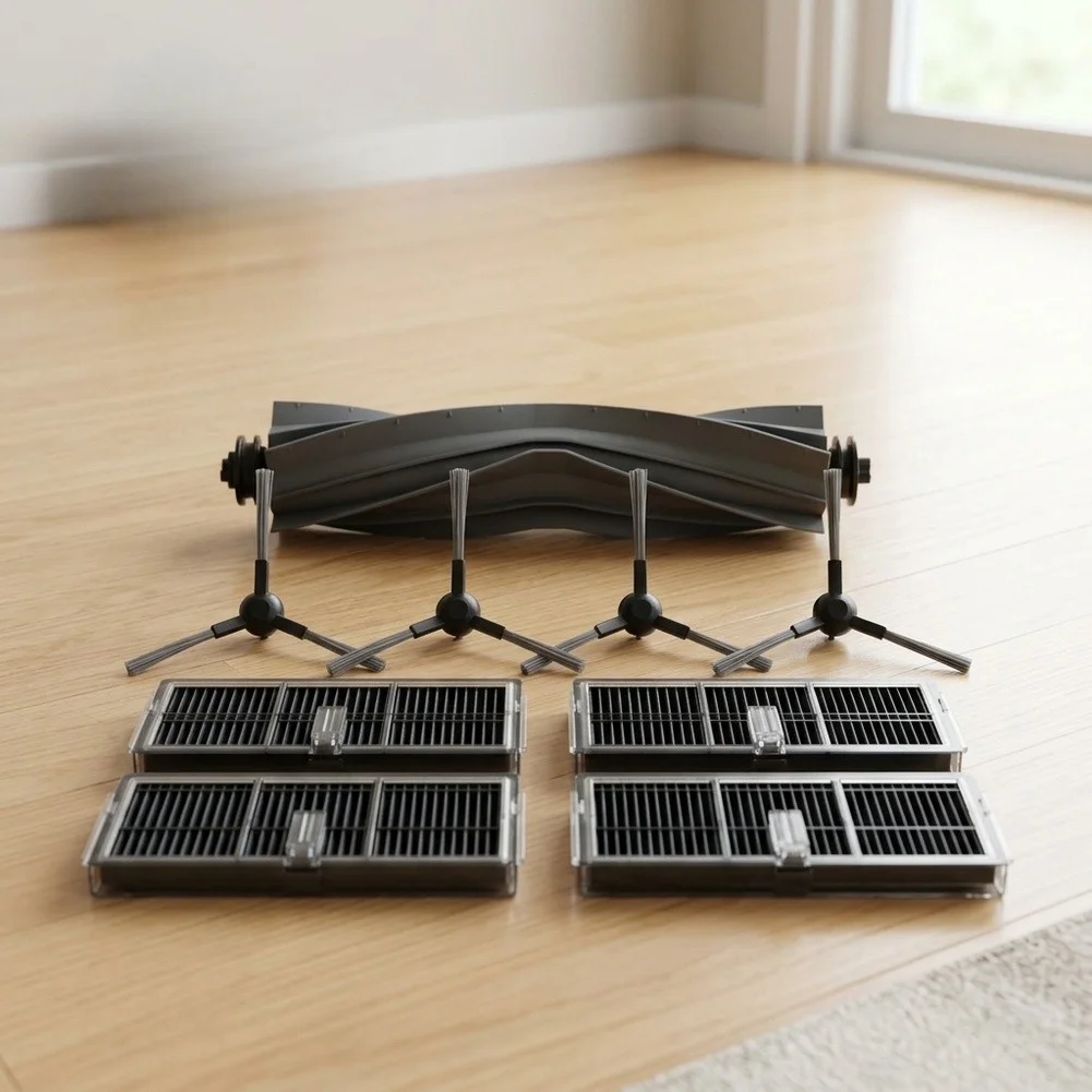Main Brush Side Brushes and Filter Kit Designed Specifically for Dreame For Mova E30Ultra Robot Vacuum Cleaner