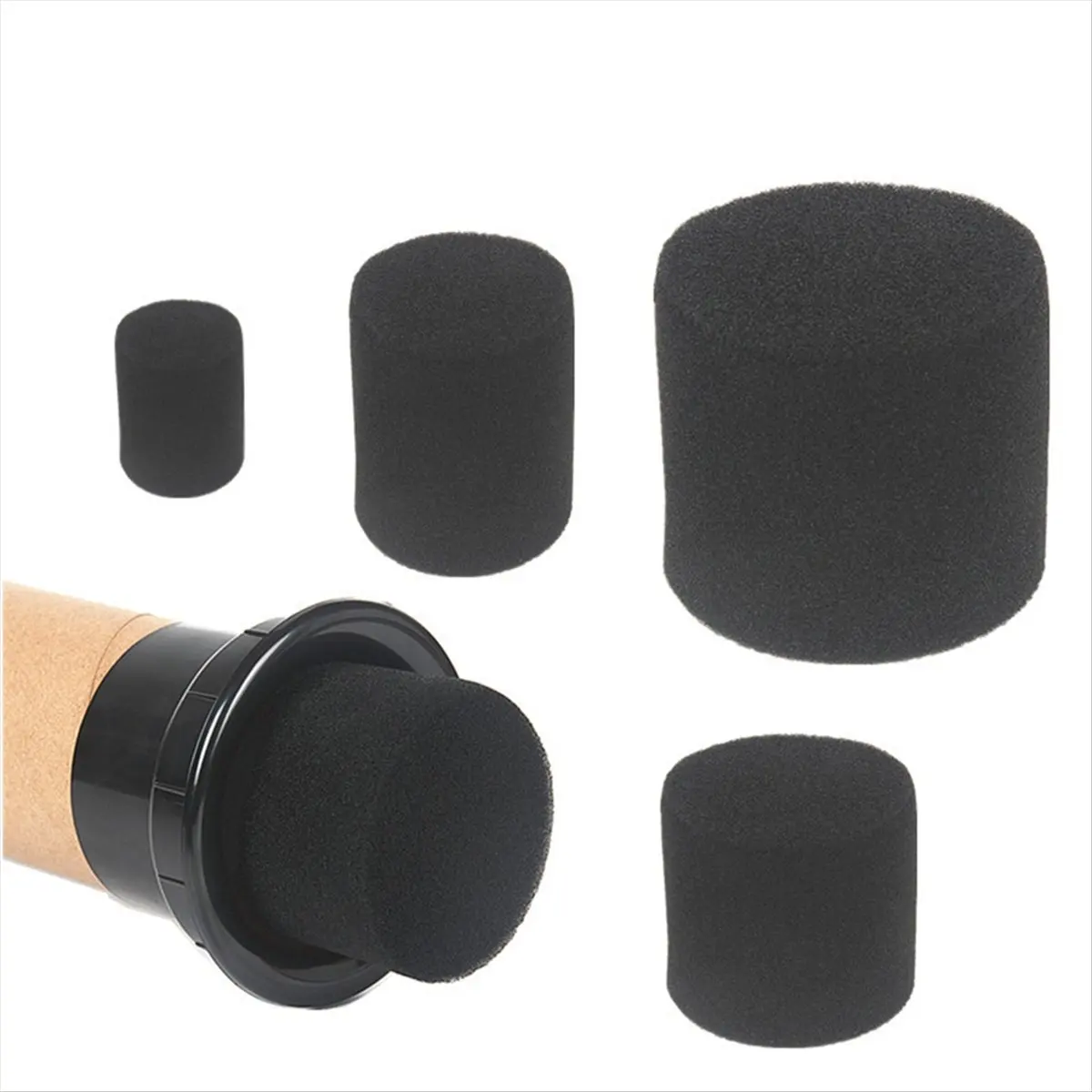SWXF 2pcs Sponge Plug for Speaker Port Tube Reflex Tube Loudspeaker Woofer Vent Phase 53x50mm