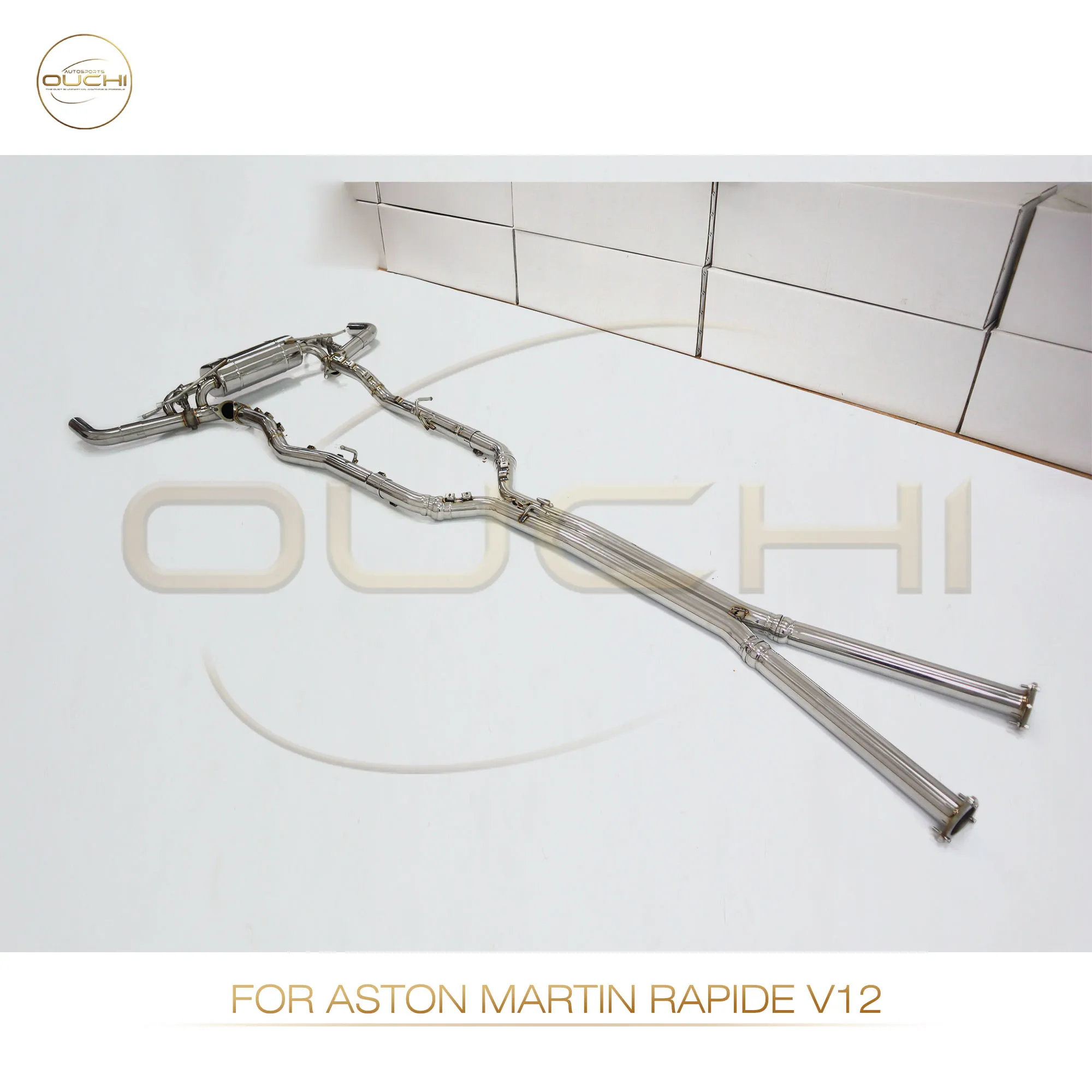 

Fast Shipping in 24 hours Easy Install Catback For Aston Martin Rapide V12 OUCHI Vacuum Valve Stainless Steel Exhaust Muffler