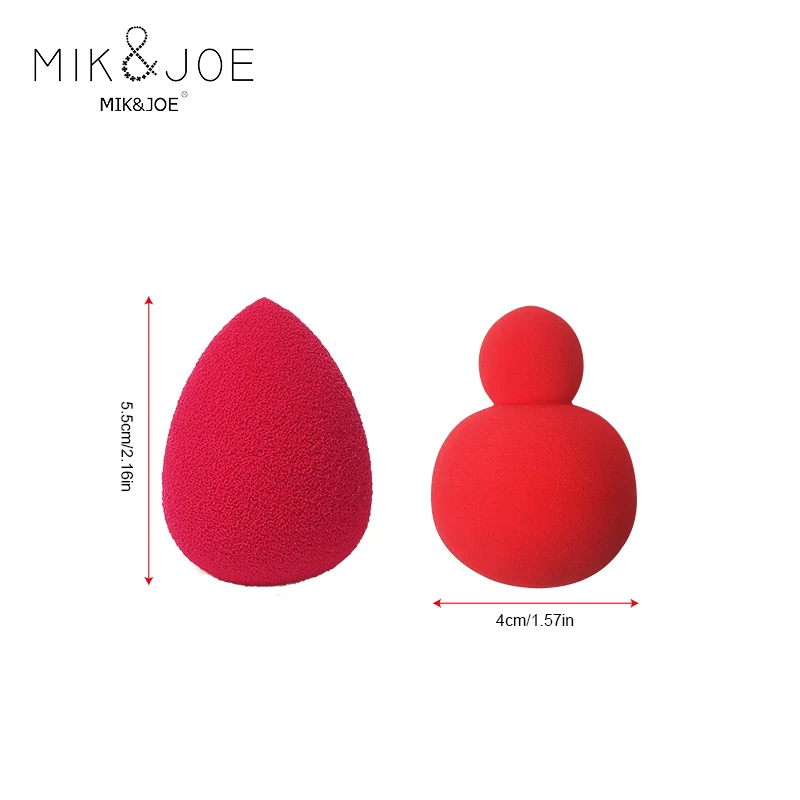 6 قطع من التنظيف والمكياج على شكل قطرة 2 في 1، منتفخة مكياج ناعمة ورقيقة للاستخدام المنزلي أو السفر #5