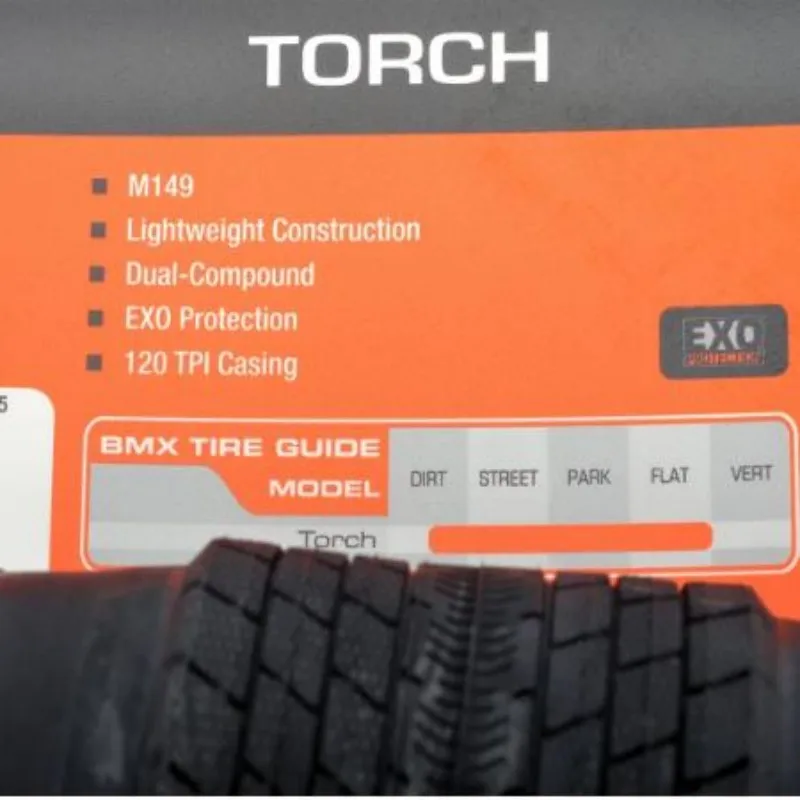 MAXXIS TORCH Stunt Bike Tire Has Lightweight Structure, Double Rubber Technology And SilkShield Anti-stab Low Rolling Resistance