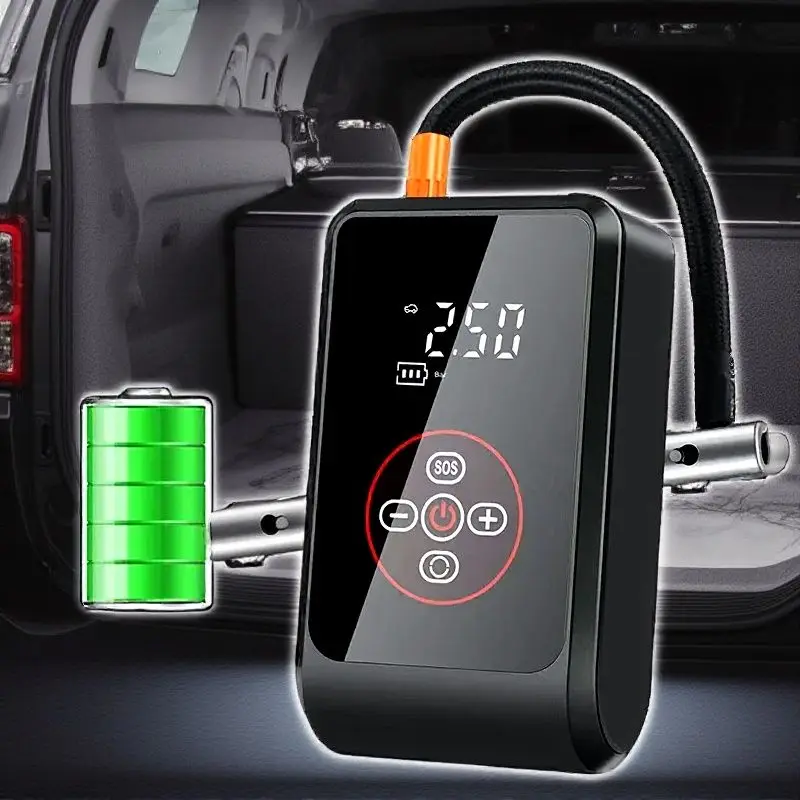 

Digital Air Compressor Pump Compact Inflator for Car Motorcycle Bike and Sports Equipment