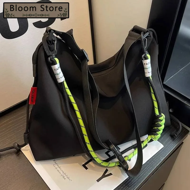 

Japanese Y2k Aesthetic Casual Ins Crossbody Bag Women Trendy All Match Vintage Handbags High-Capacity Streetwear Shoulder Bags