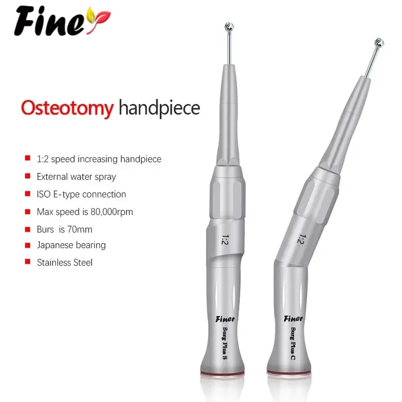 Dental Surgical Angle Handpiece 20 Degree Bone Collecting Sinus Lifting ENT Lumbar Surgery Osteotomy  Hand Piece