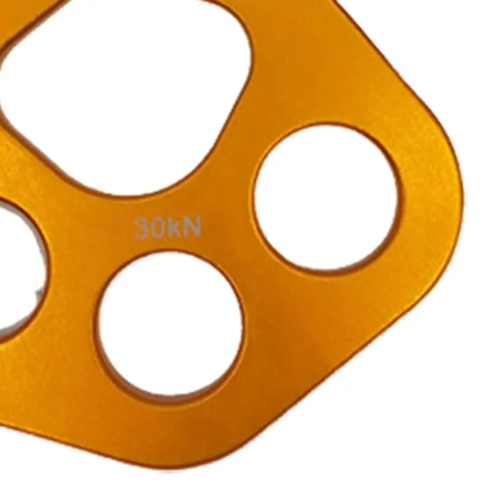 Force Plate for Mountaineering 30kn Aluminum Rigging Plate Lightweight Force Divider Gear Mountaineering Connector for Rock