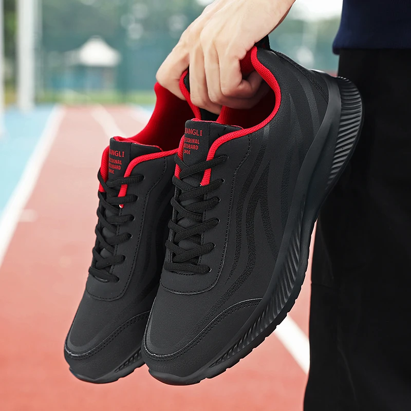 

Мужская спортивная обувь, весенне-летние кожаные водонепроницаемые дышащие кроссовки, мужская уличная обувь для путешествий и отдыха