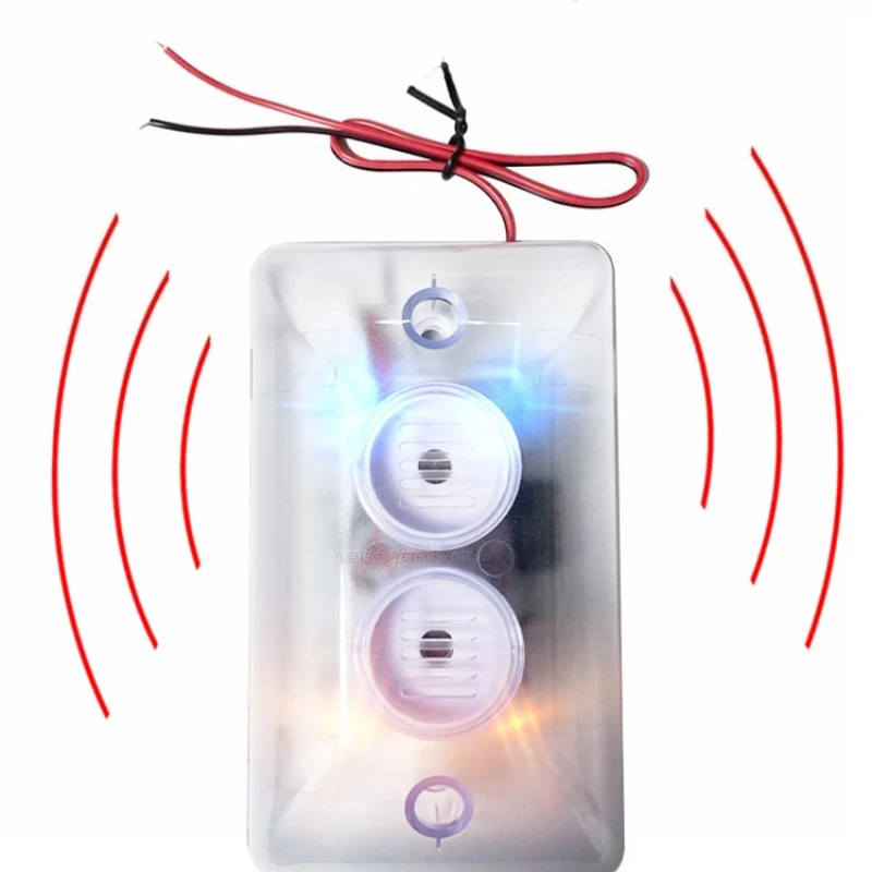 

12V/24V/220V 120db Dual-Flash Strobe Audible-Visual Warning Horn Alarm - High-Brightness LED & High-Decibel Buzzer