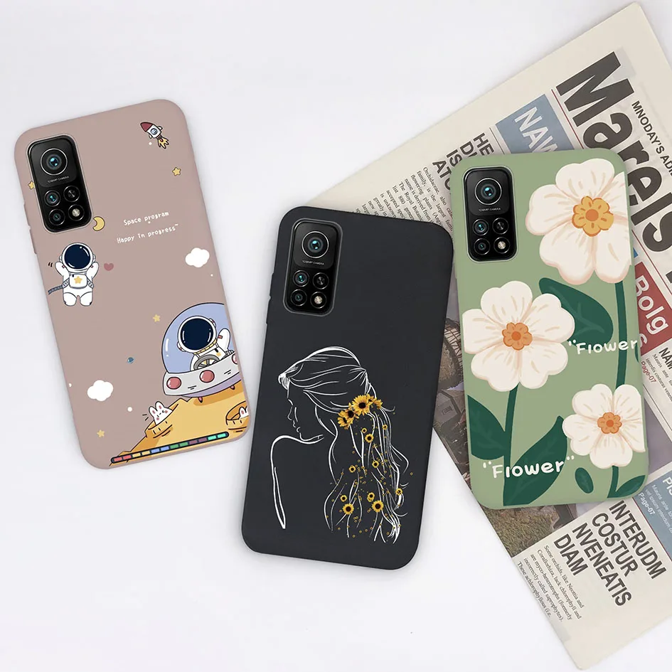 Case For Xiaomi Mi 10T Pro 5G Coque Cute Fashion Shockproof Bumper Avocado Girl Protective Back Cover For Xiaomi10T Fundas Shell