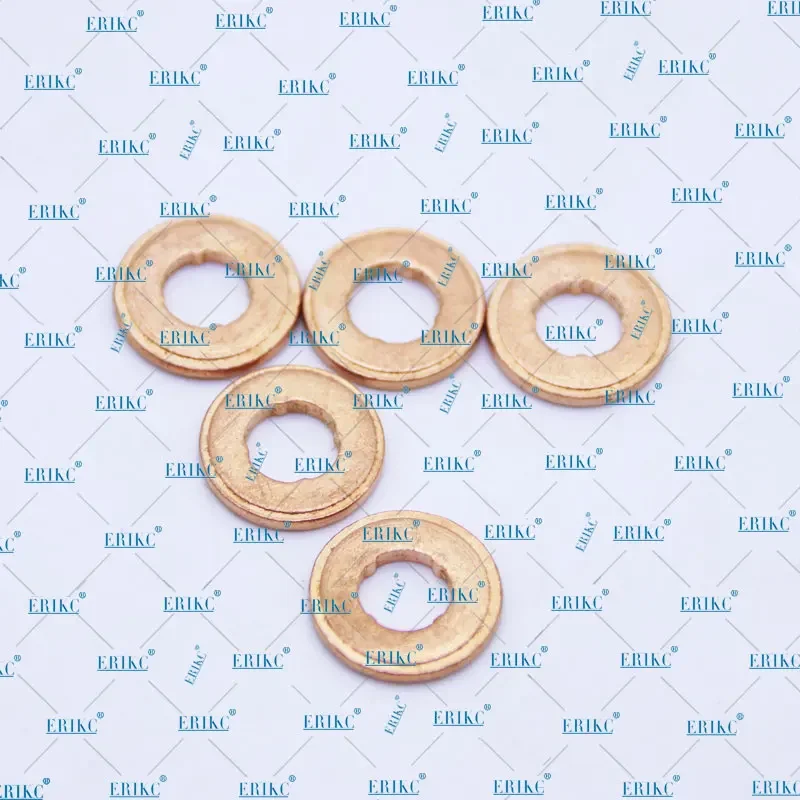 4PCS 9001-850C Injector Washer Shims Copper Rings Gasket 9001 850C 9001850C Thickness 7.1*15*3 3mm for Delphi EJBR04501D