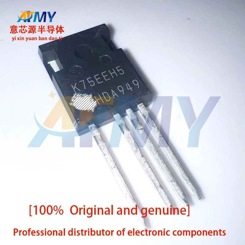 4piece IKW75N65EH5 K75EEH5 IGBT tube commonly used in inverter welding machine 650V 75A