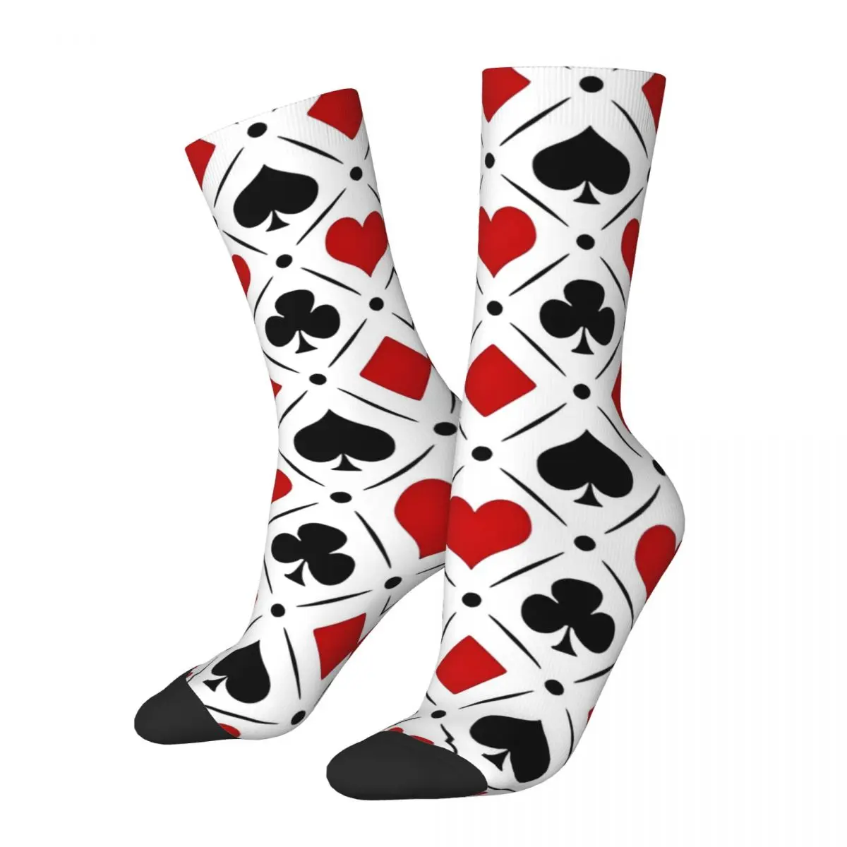 Playing Card Suits Symbols Socks 1540863599.7309 Stockings Spring Trendy Breathable Socks Custom Climbing Non Slip Socks