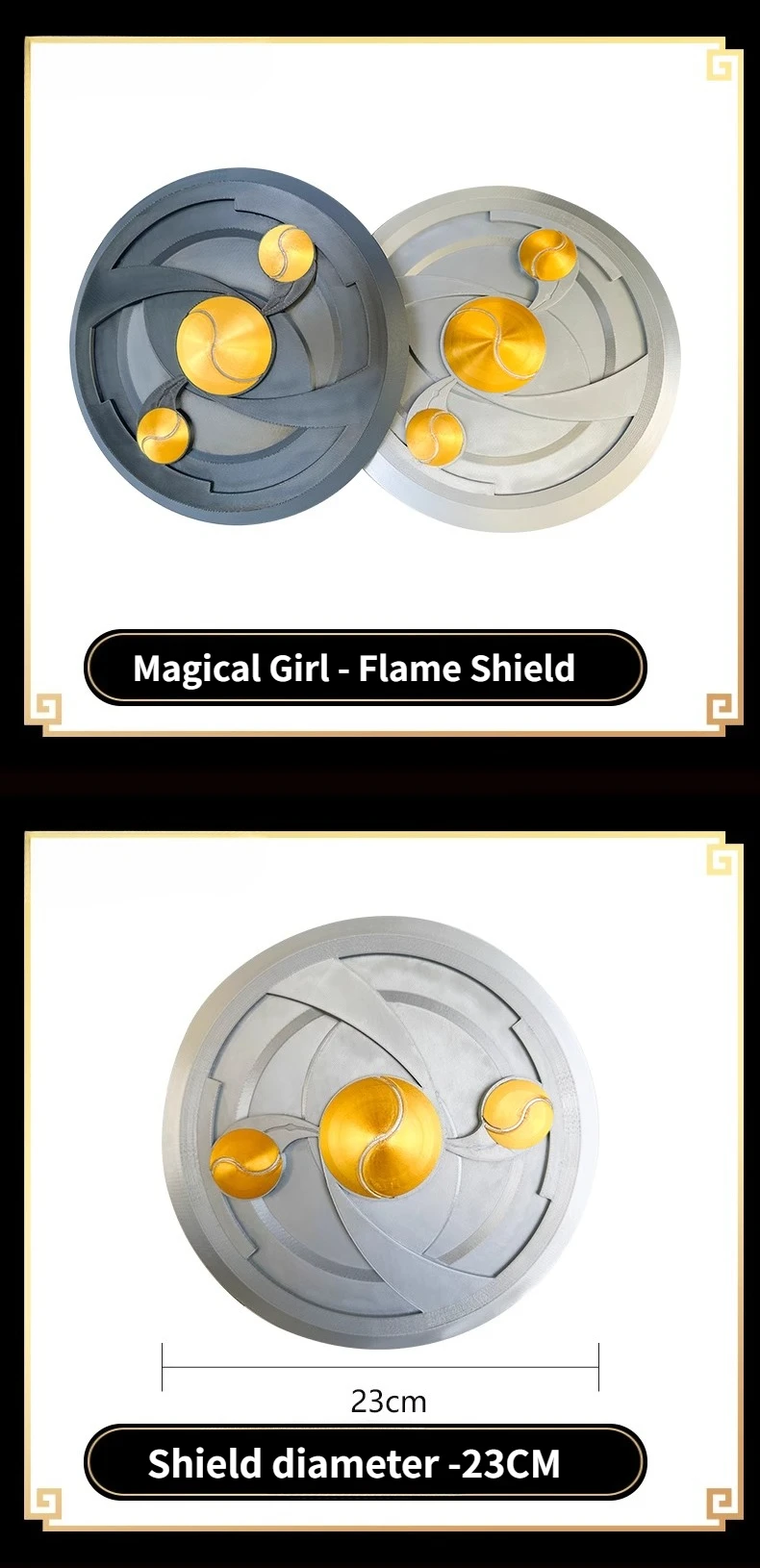 New Anime Puella Magi Madoka Magica Akemi Homura Cosplay Prop Shield Costume Accessories Custom Made 5