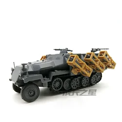 1/72 WWII Stuka Zu Fuss Rocket Launch Armored Vehicle 4D Plastic Assemble Model Kits Military Car Toy for Boy
