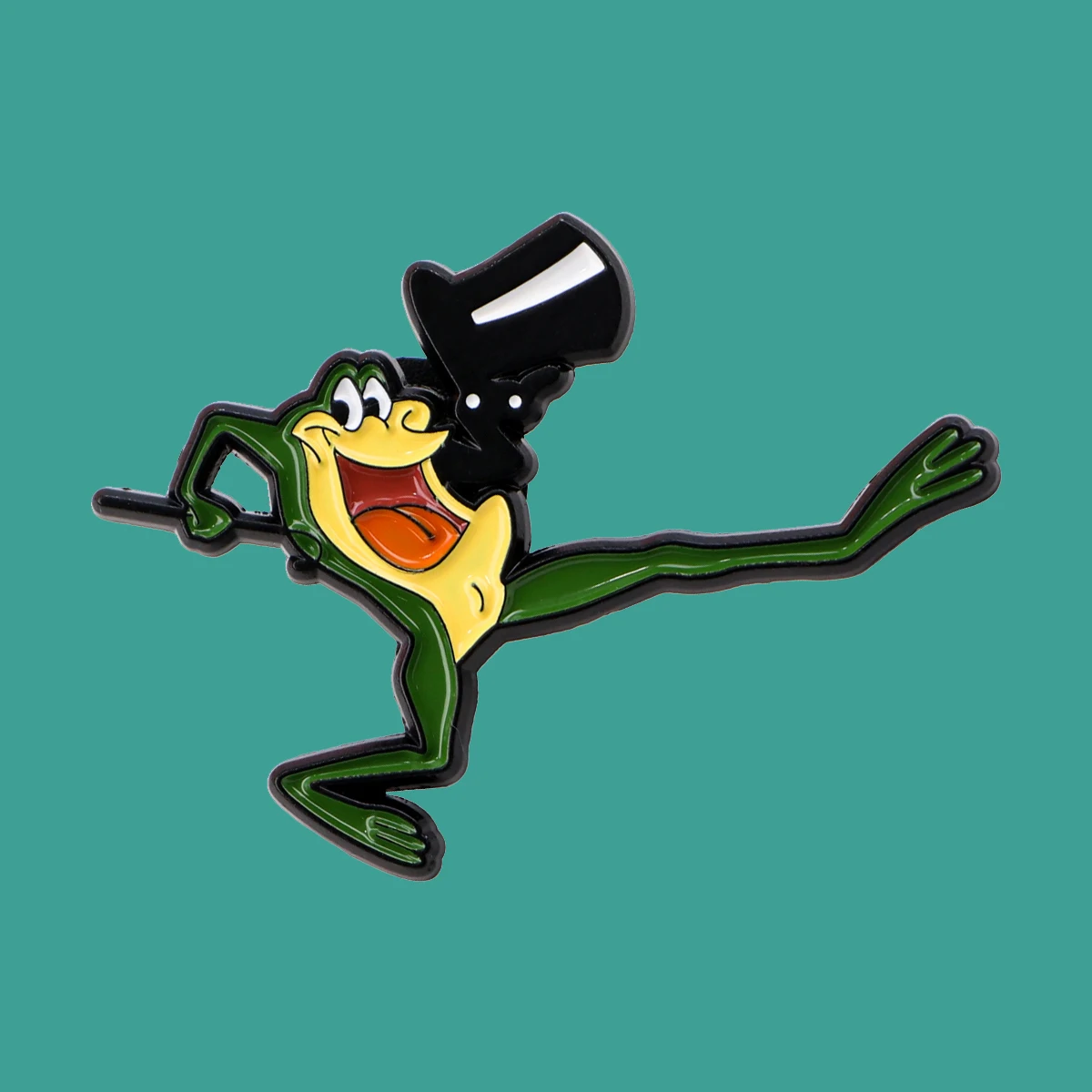 

Dancing Frog Cartoon Enamel Pin Lapel Pins for Backpacks Brooches Badges Funny Brooch for Clothes Jewelry Gifts for Friends