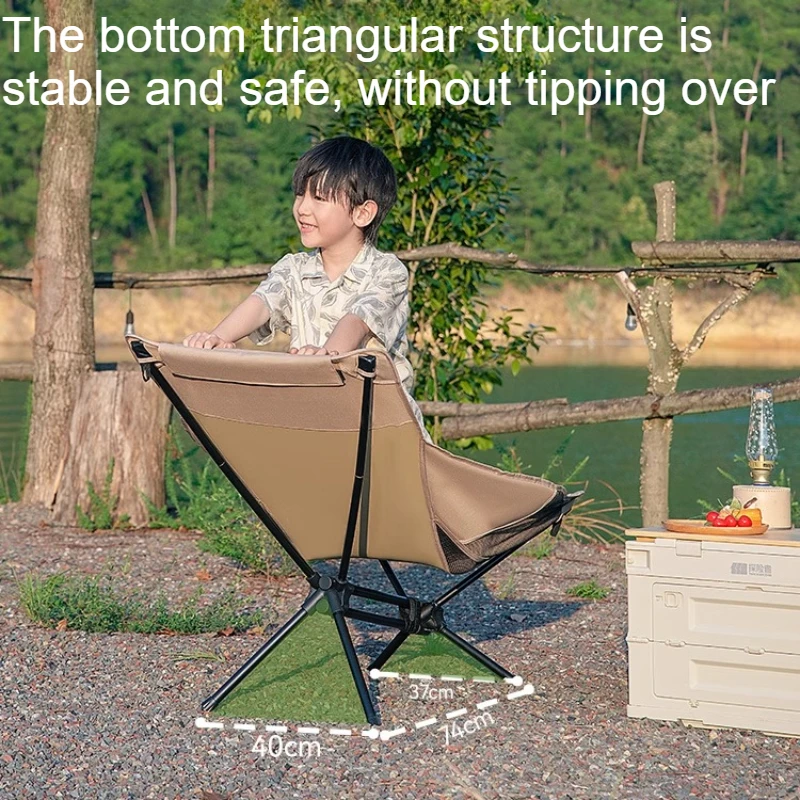 ค่ายเก้าอี้พับแบบพกพาน้ําหนักเบาพนักพิงชายหาดสวนกลางแจ้งท่องเที่ยวอุปกรณ์ตกปลา silla playa plegables