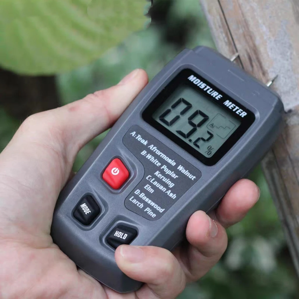 Wood Moisture Tester, Moisture Meter, Moisture Content And Humidity Detector, Humidity Measuring Instrument