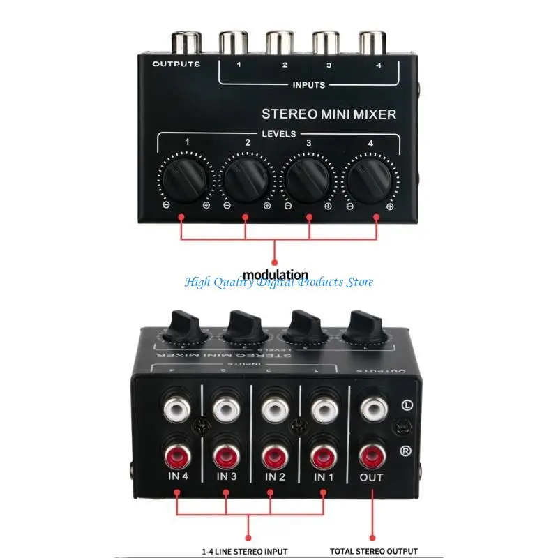 U2JE CX400 لا الطاقة اللازمة 4 خلاطات سلبية القناة لإدارة صوت الجهاز المتعددة