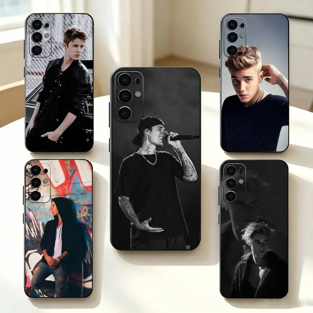 SInger Justin Bieber Phone Case For Samsung S25,S24,S21,S22,S23,S30,Ultra,S20,Plus,Fe,Lite,Note,10,Black Cover