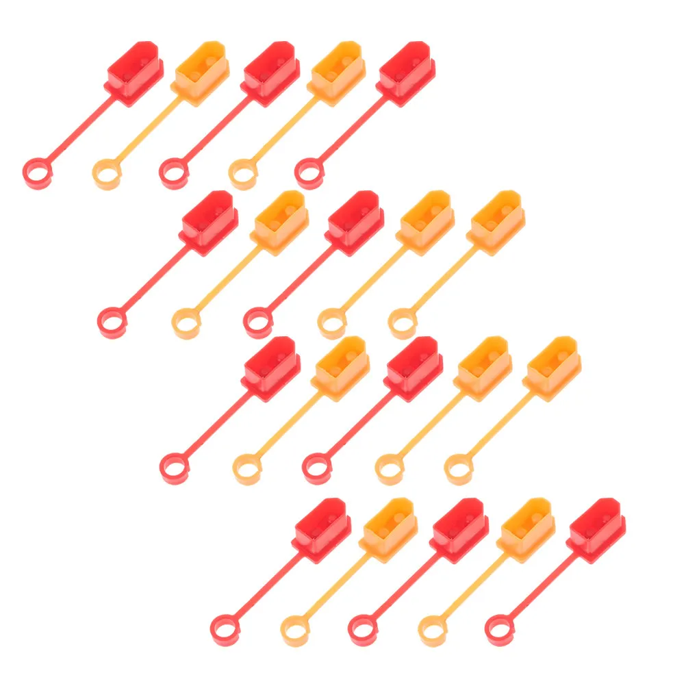 

20Pcs Xt60 Plug Protector Covers Robust Insulating Plastic Caps Quick-Install Replacement for Rc Drone Ev Ports Safety