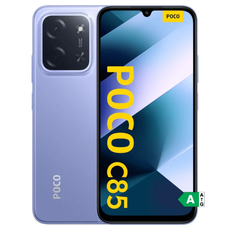 Xiaomi POCO C85 Smartphone NFC 50MP dubbele camera met AI 6.9 meeslepend display, krachtige octa-core processor 6000mAh