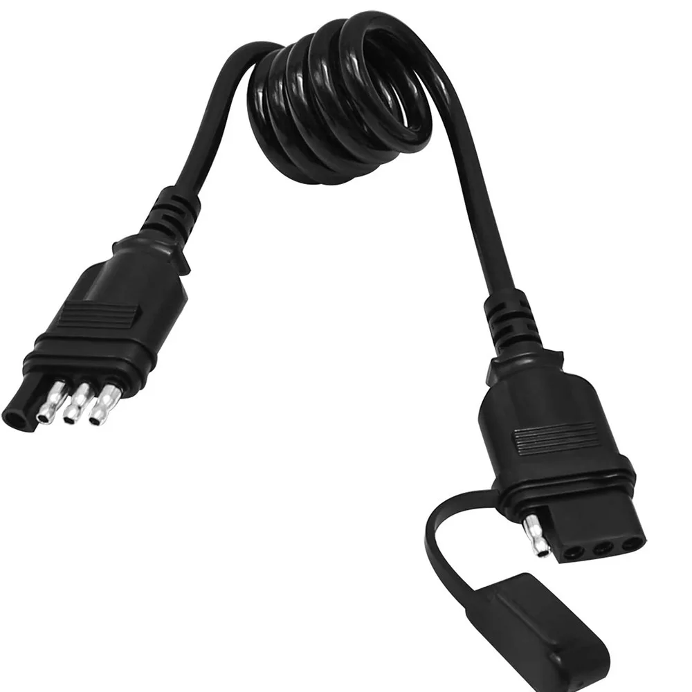 4-poliger 3-Fuß-Anhängerfederdrahtstecker Verlängerung adapter Stecker 12V