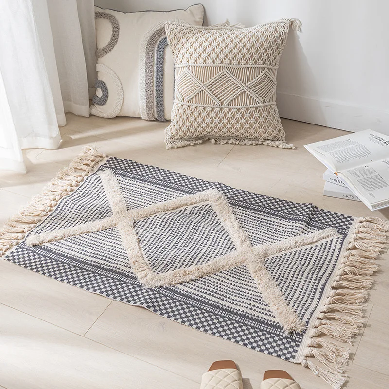 Morocco Nordic Carpet Feeling Household Living Room Sofa Blanket Personality Modern Simple Homestay Tatami Floor Mat