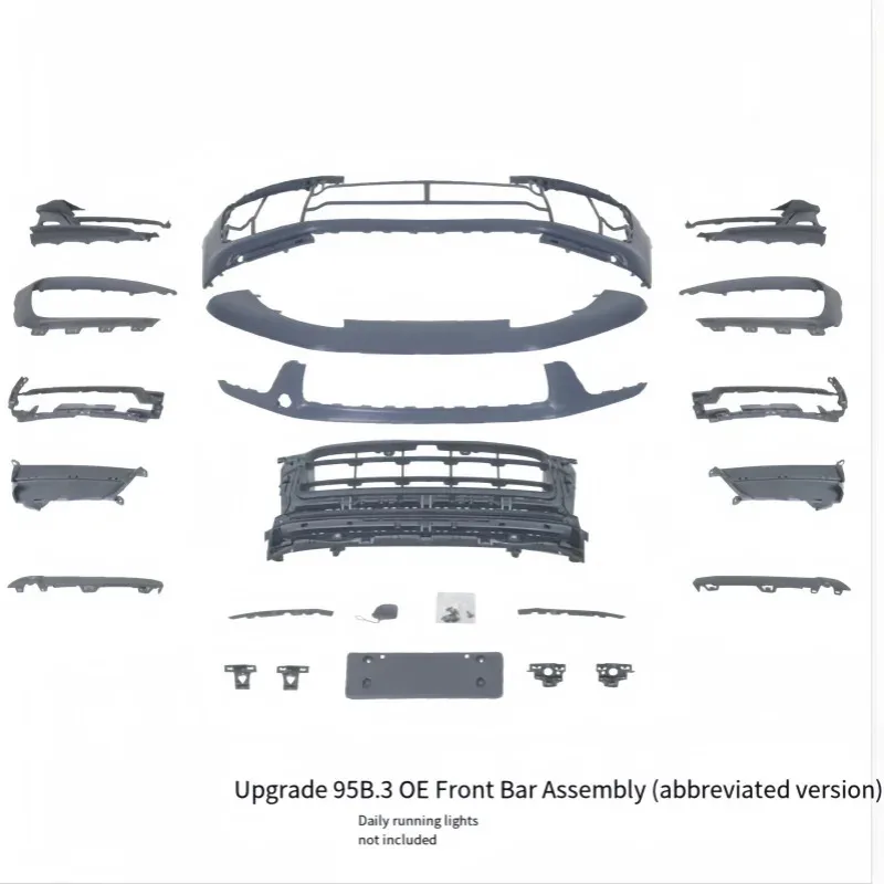 

Suitable for 14-UP Model an 95B Upgrade to 95B.3 OE Basic Front Bumper Assembly Without Daytime Running Lights