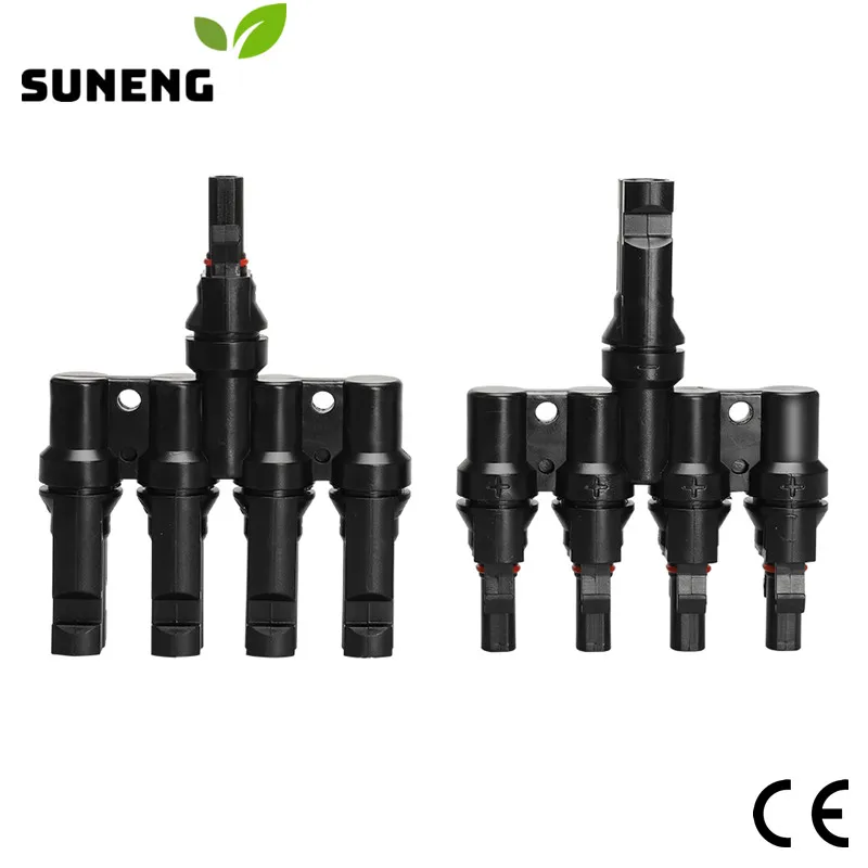 

Solar Branch Connector 4 to 1 Branch parallel connection 30A 1000V Electrical PV Panel Cable Connector