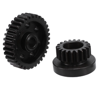 DELAM-Metal Steel Gearbox Gears Set Wave Box Gear Set For Yikong YK4082 YK4102 YK4103 Absima Sherpa RC Crawler Car Upgrade Parts