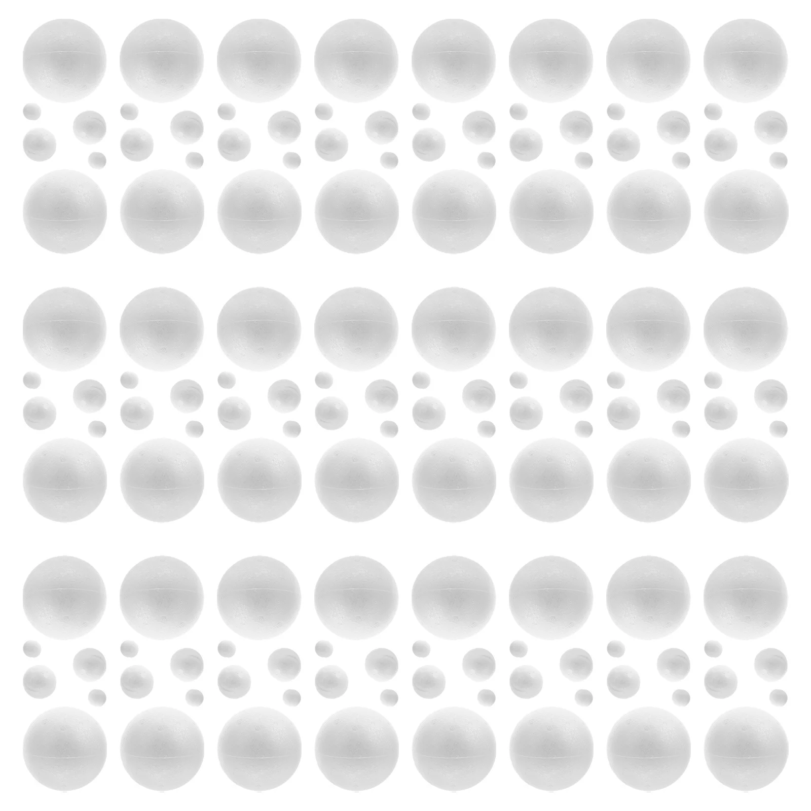 

175Pcs Smooth Craft Foam Balls Lightweight Polystyrene Spheres Festive Holiday Decor DIY Activities School Crafts Family Fun