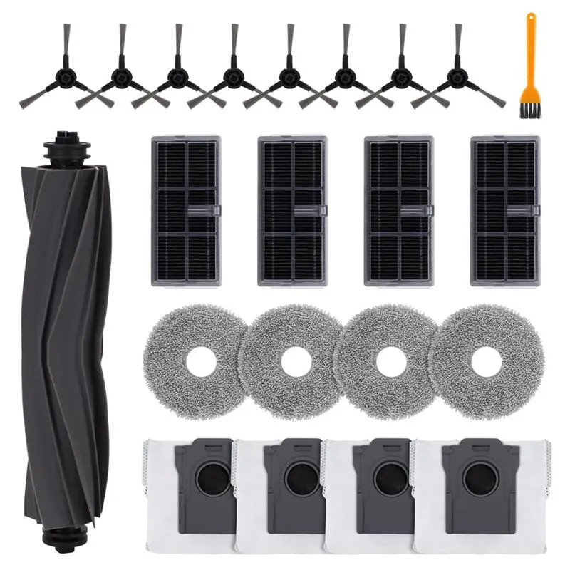 A40Z-Accessories Kit For Dreame X30 Ultra/L10s Pro Ultra Heat Vacuum Cleaner - Main Roller Brush Filters Pads Dust Bags