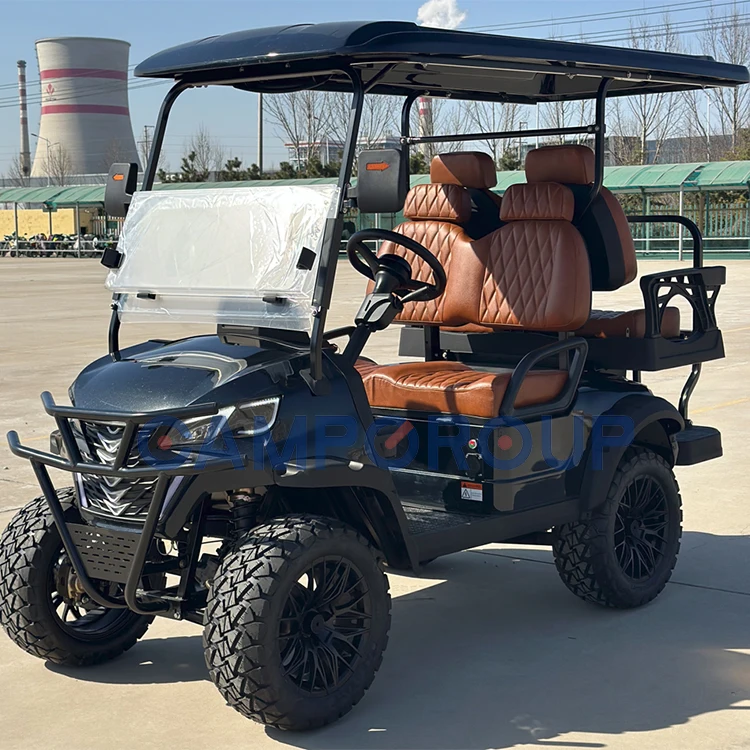 High Performance 4 Seater Golf Cart Lift Kit 72v Lithium Golf Cart Accessories