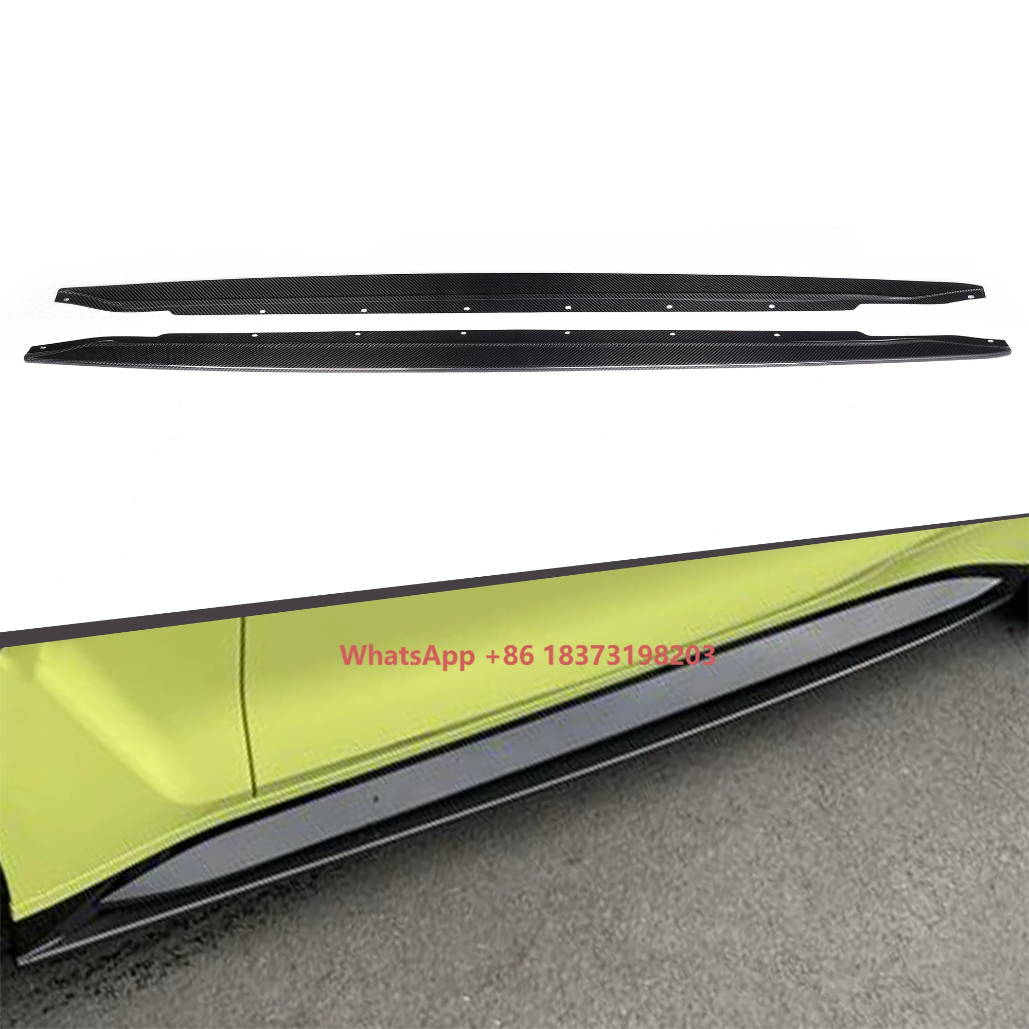 

Body Kit Dry Carbon Fiber MHC Style Side Skirt Bumper Fit for G82